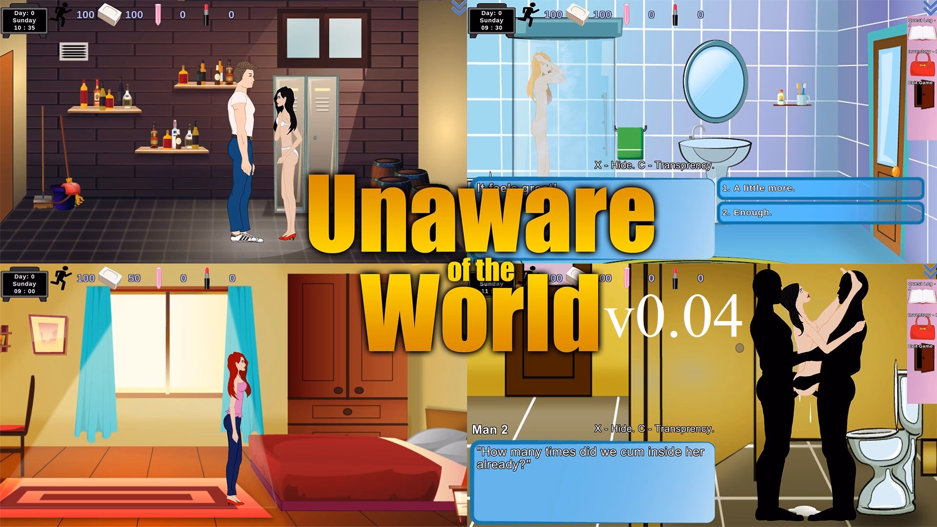 Unity Completed Unaware of the World [v0.27c EX] [Unaware Team]