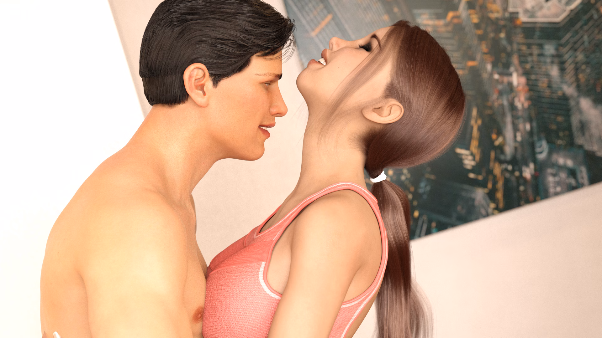 VN Ren'Py Because I Love Her [Love Route Fix] [The Typist]