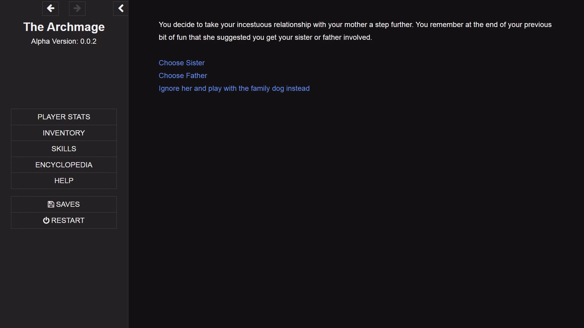 HTML Abandoned The Archmage [v0.1.2 Alpha] [Black Dahlia Studios]