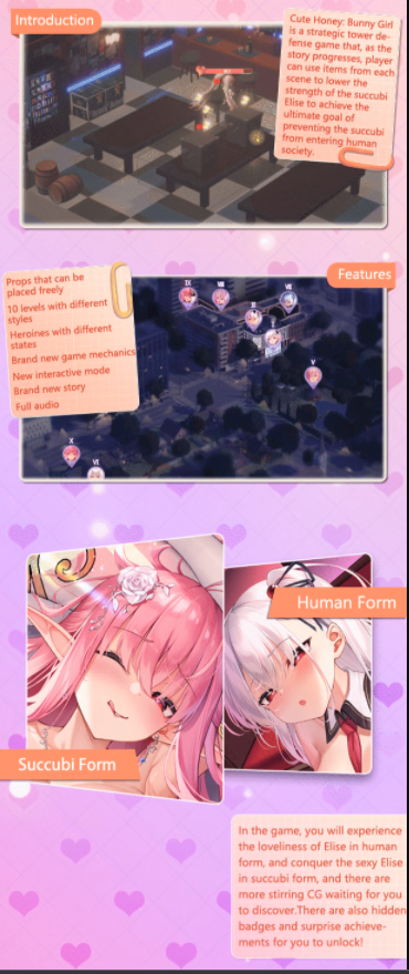 Unreal Engine Completed Cute Honey: Bunny Girl [Final] [Lovely Games]
