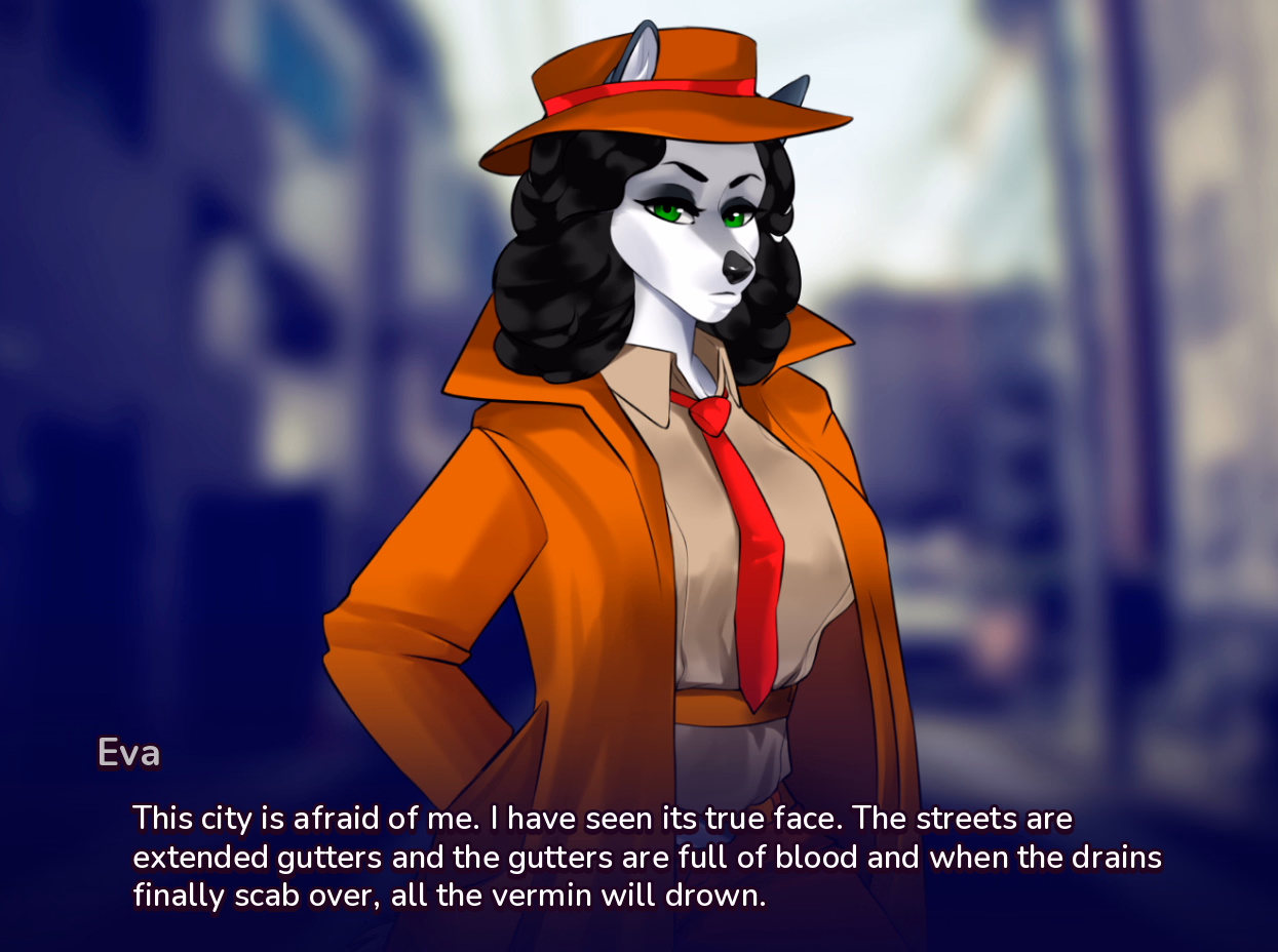VN Ren'Py Completed My Furry Detective [Final] [Dirty Fox Games]