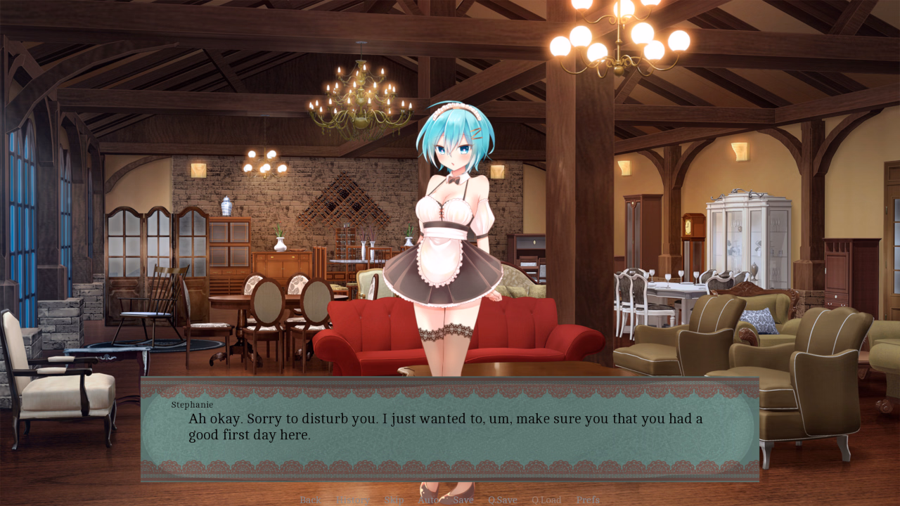 VN Ren'Py Completed Who Is the New Maid? [v1.0] [LeafletGames]