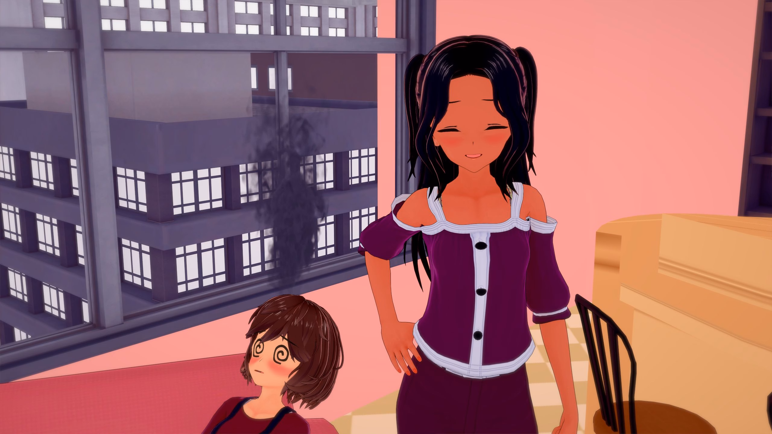 VN Ren'Py Trouble in Paradise [v1.17] [Syko134]