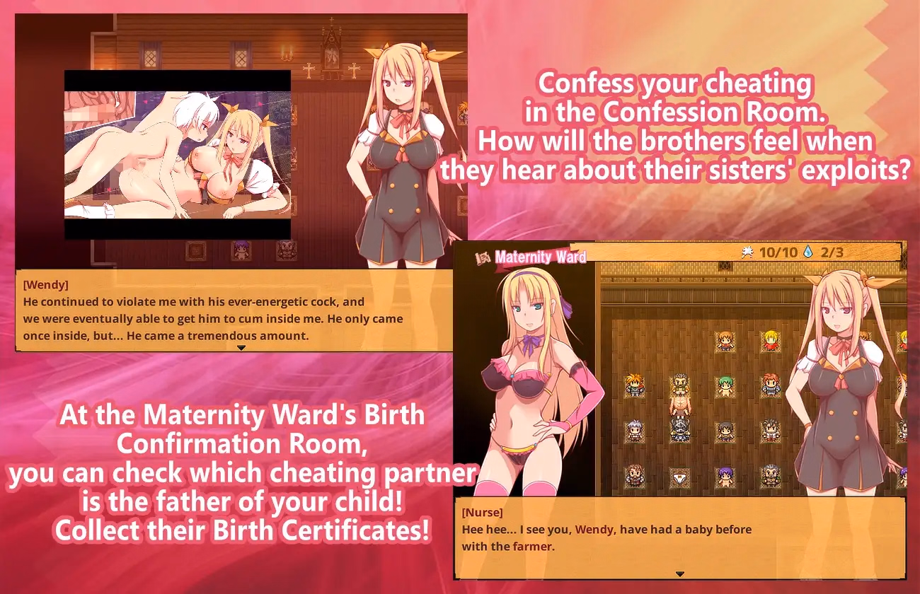 RPGM Completed Why My Alchemist Sister Collects Cum - Baby Making Through Cheating SEX! Oneshota RPG [v1.10] [Ore Teki Shikou]