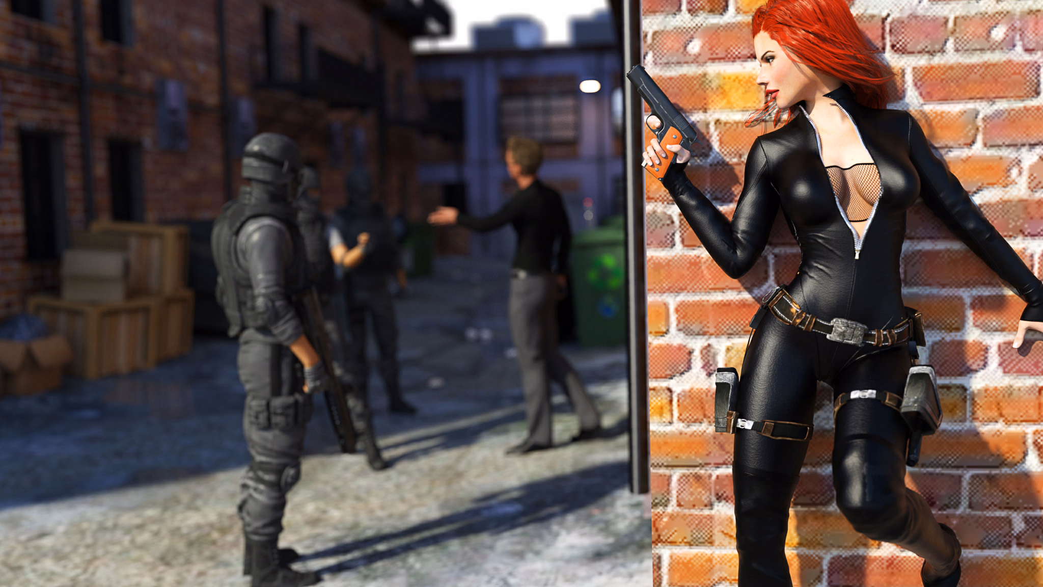 VN Unity Abandoned Agent of Heels: Misadventures of Agent Romanov [v0.27] [beWilder]