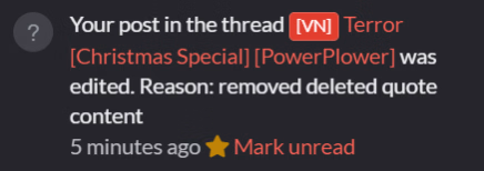 VN Ren'Py Completed Terror [Christmas Special] [PowerPlower]
