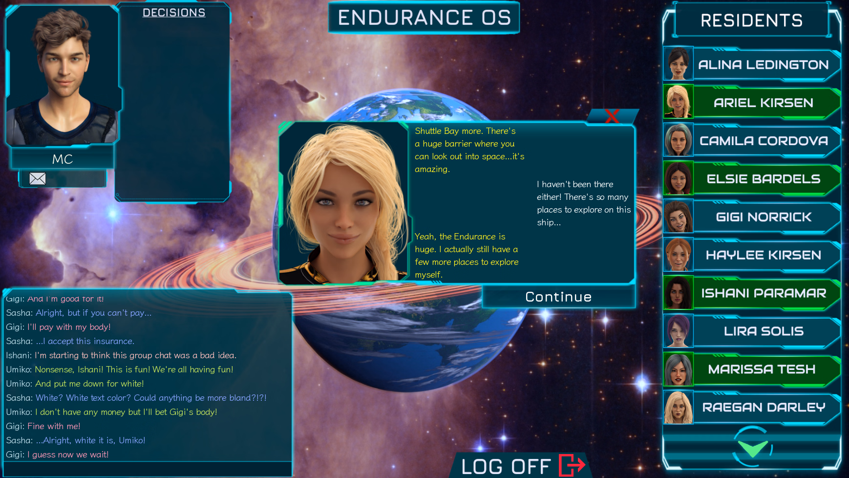 Ren'Py Stranded in Space [Days 1-20] [WildMan Games]