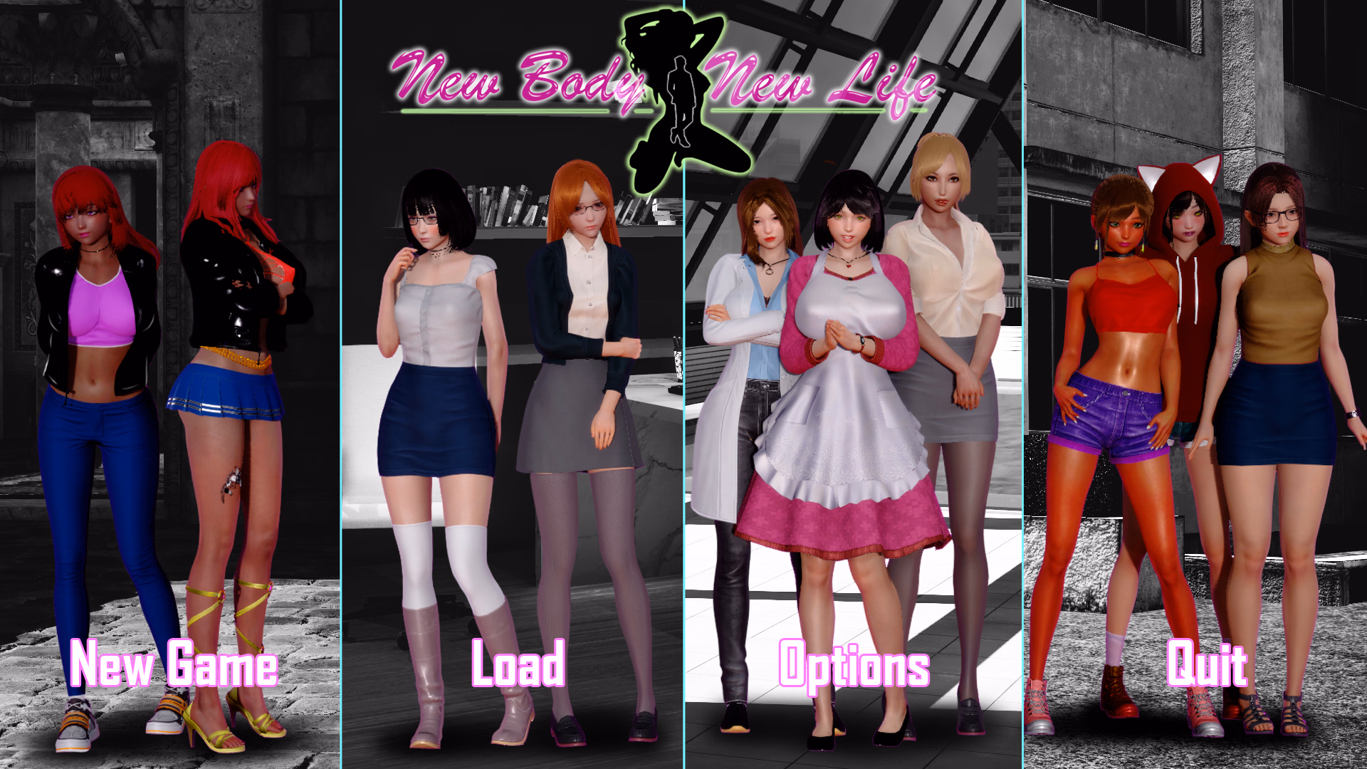 Ren'Py New Body - New Life Remake [v0.18] [Moccasin's Mirror] download