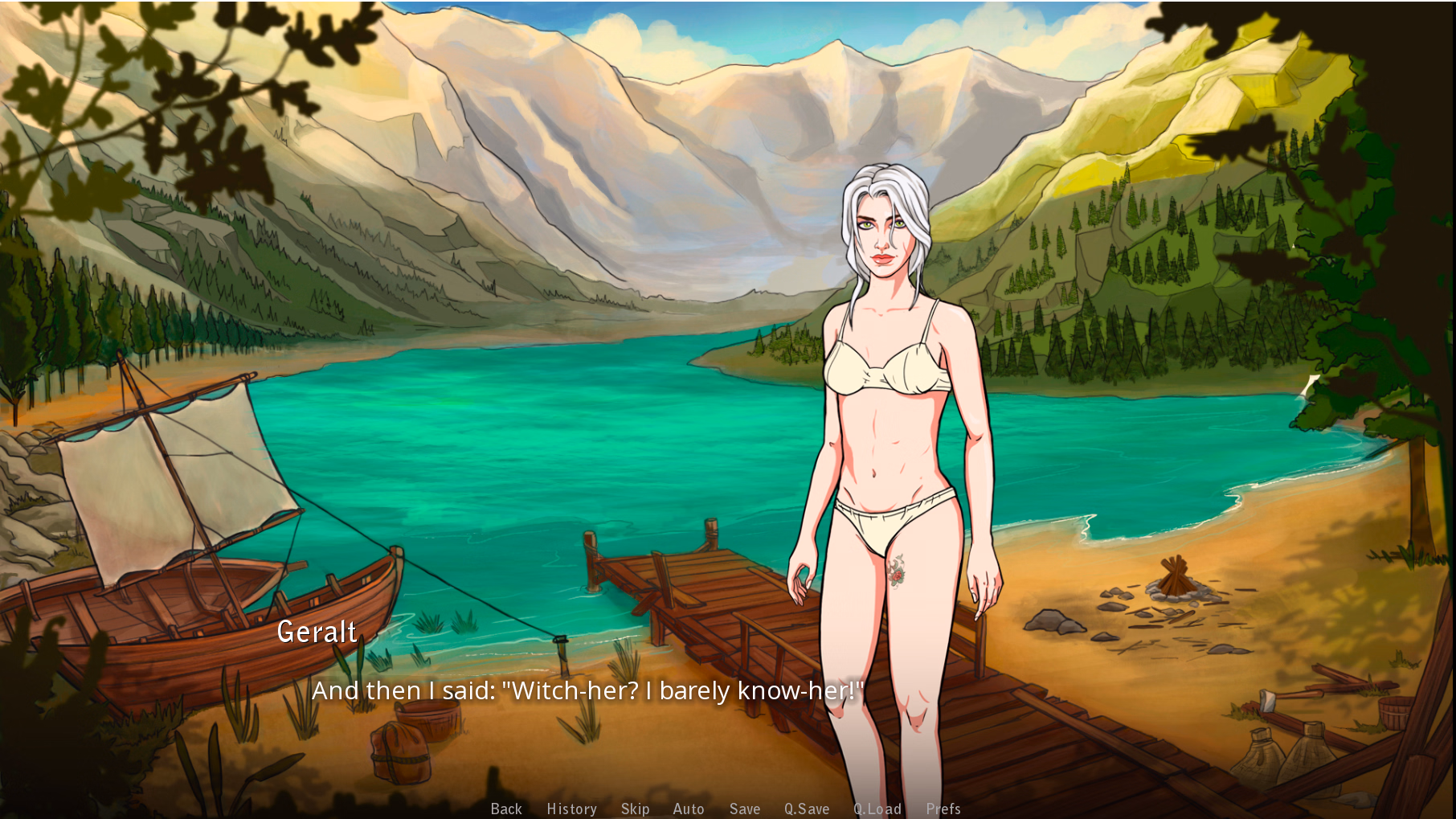 VN Ren'Py Abandoned White Wolf Witches [v0.1.5] [Emmerald Entertainment]