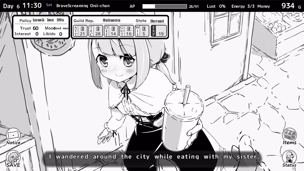 Wolf RPG Completed Living With Sister: Monochrome Fantasy [v2.0.0 + DLC] [Inusuku]