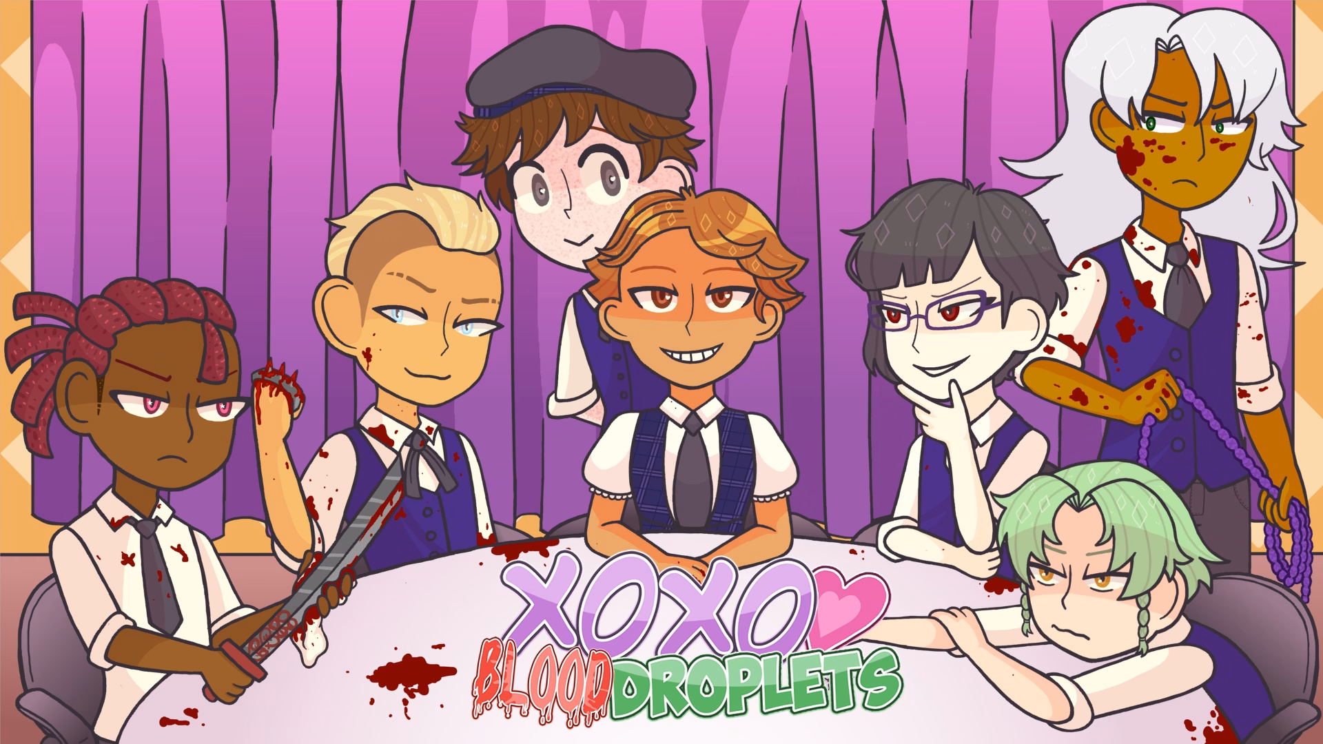 VN Ren'Py Completed XOXO Blood Droplets [Free Version] [GBPatch]