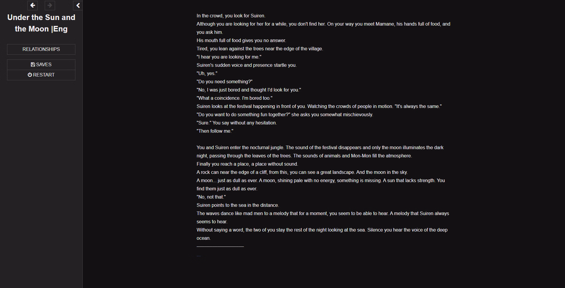 HTML Abandoned Under the Sun and the Moon [Prototype II] [AliceCult]