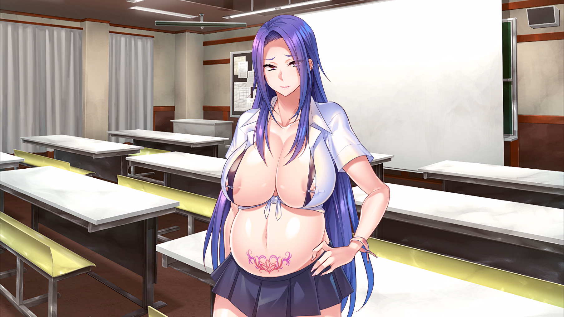 VN Ren'Py Completed Hentai Houseparty: Gyaru Gangbang [Final] [Miel]
