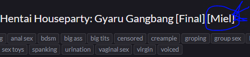 VN Ren'Py Completed Hentai Houseparty: Gyaru Gangbang [Final] [Miel]
