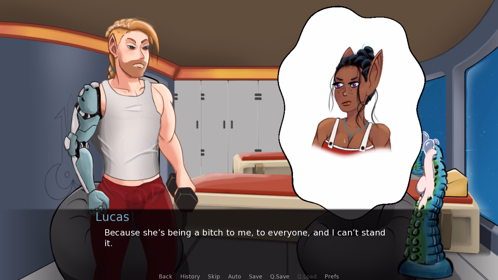 VN Ren'Py Abandoned E_Space [Demo] [Witchyummy]