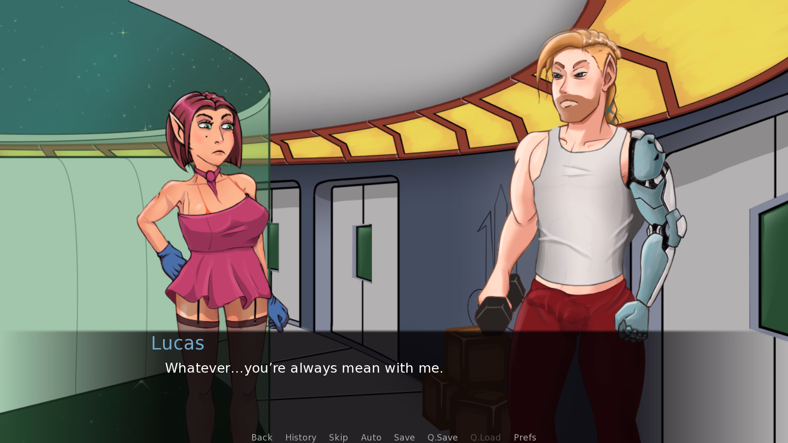 VN Ren'Py Abandoned E_Space [Demo] [Witchyummy]