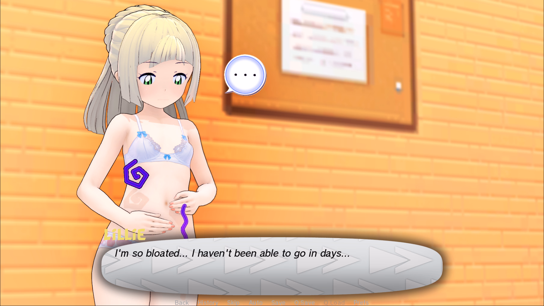 VN Ren'Py Abandoned Pokégirl Stories #1: Lillie's Toilet troubles [v0.2] [slormo]