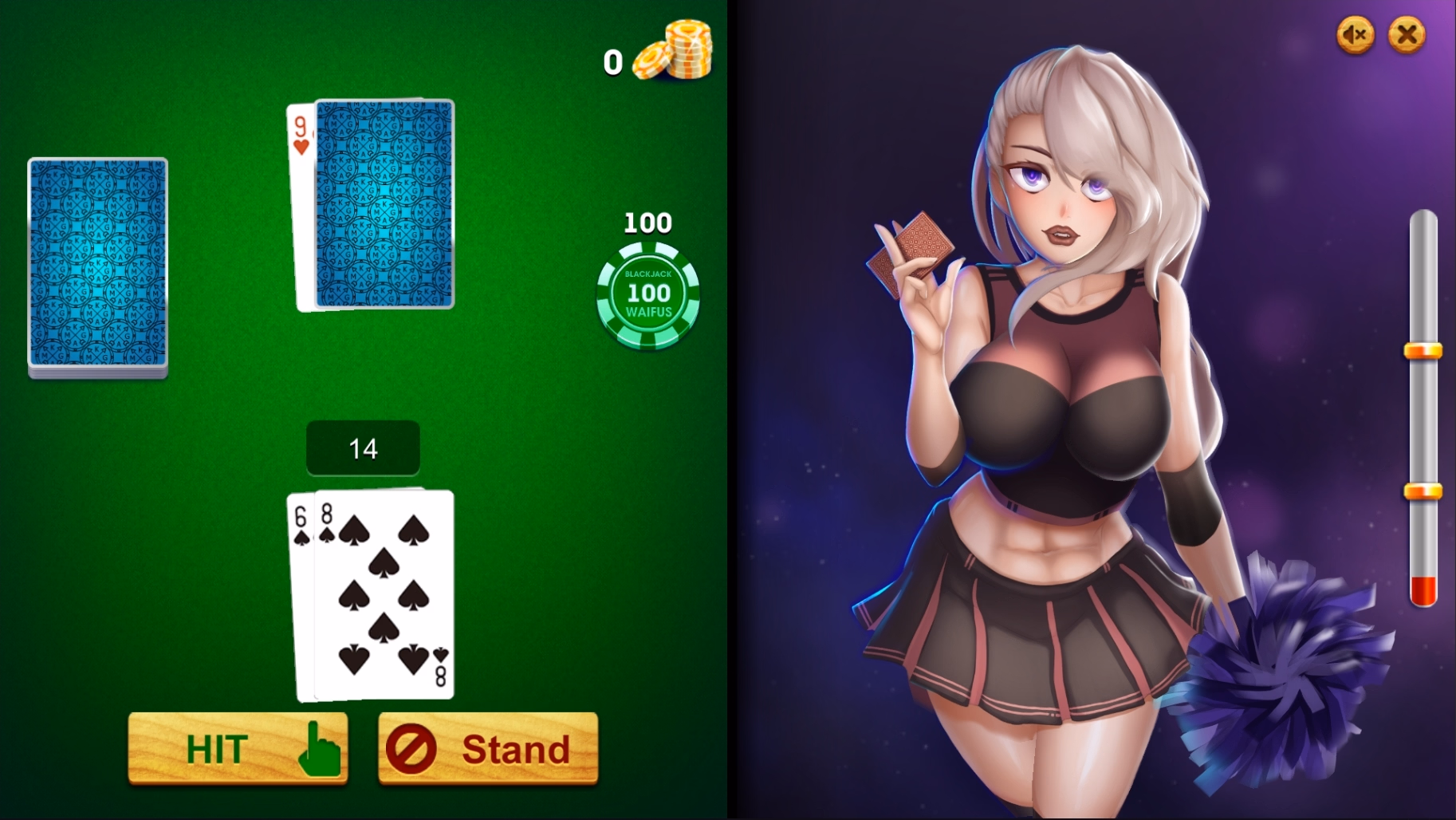 Unity Completed Blackjack and Waifus [Final] [KG/AM]
