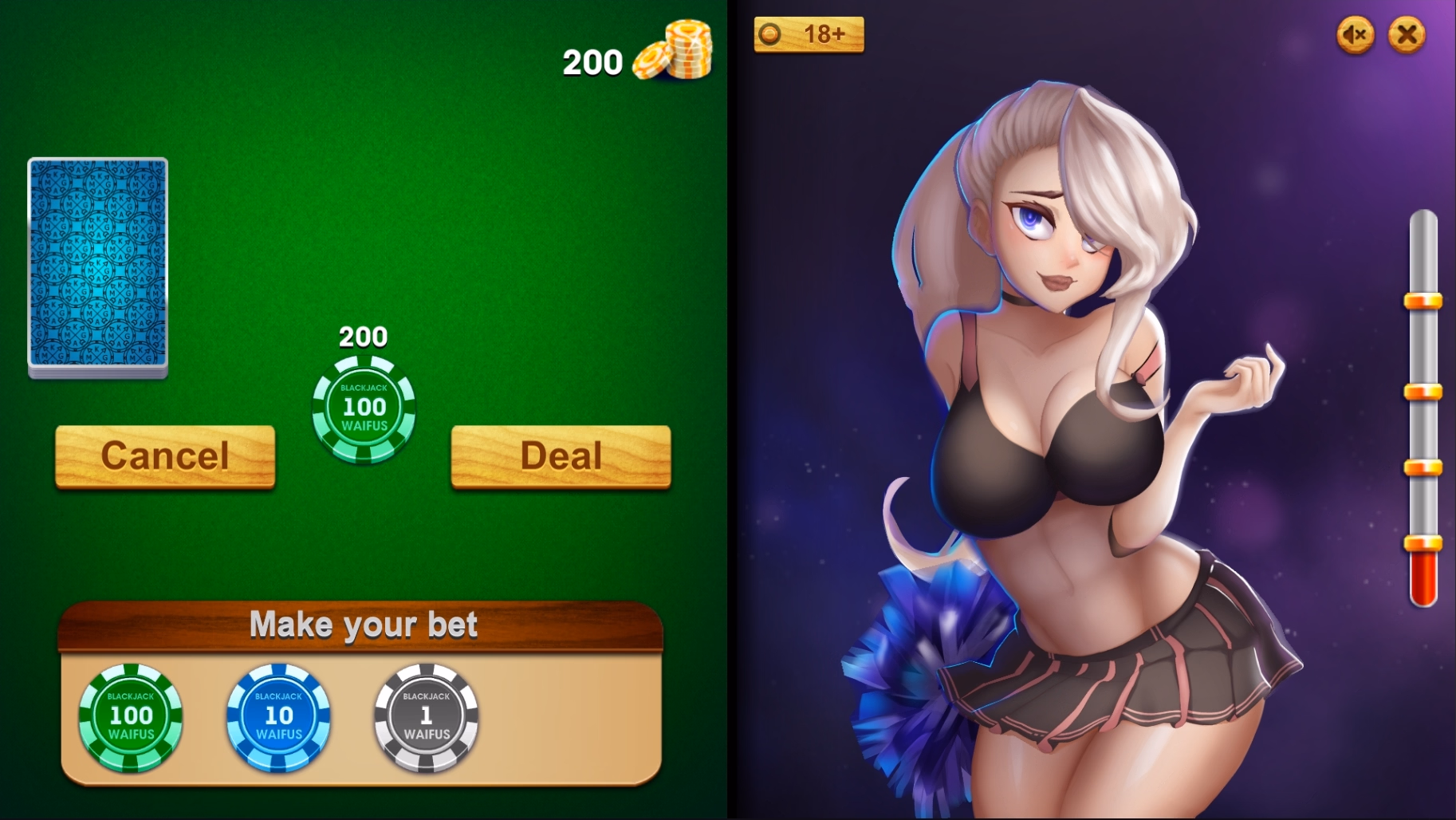 Unity Completed Blackjack and Waifus [Final] [KG/AM]