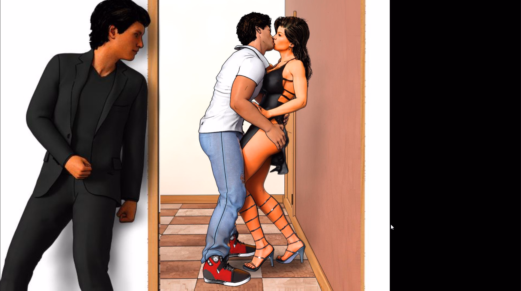 VN Ren'Py Abandoned A Couple's Duet of Love & Lust [v0.15.0] [King B]
