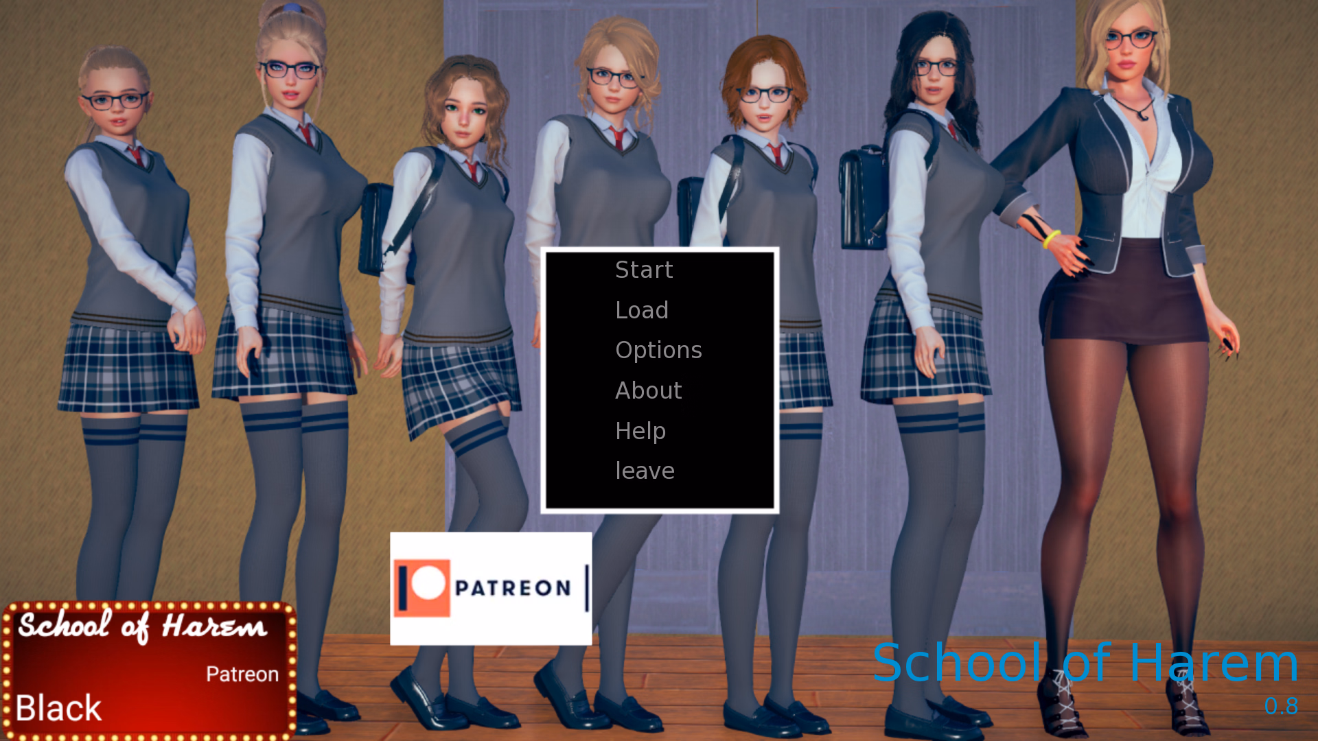 Ren'Py Abandoned School of Harem [v0.12a] [Black Studios]
