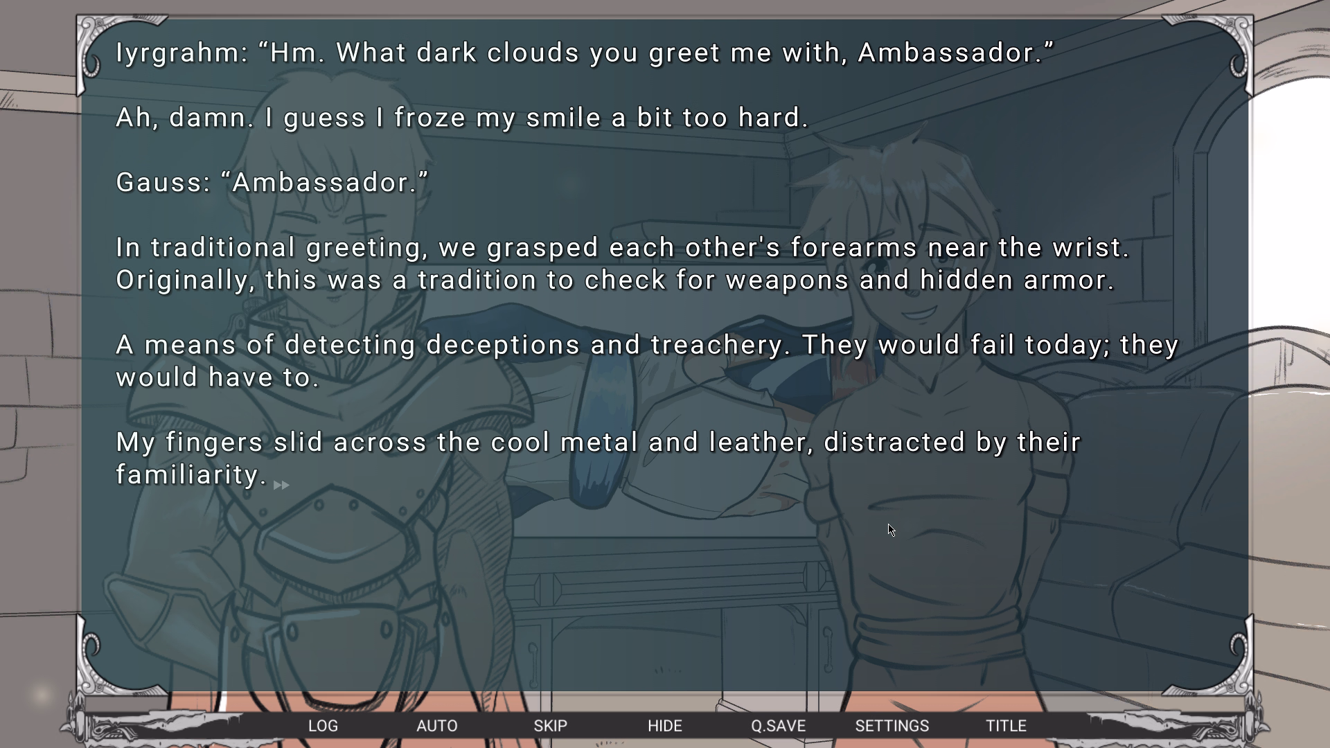 Unity Completed The Ambassador's Coterie (Gay VN) [v0.995] [herSecretSmile]