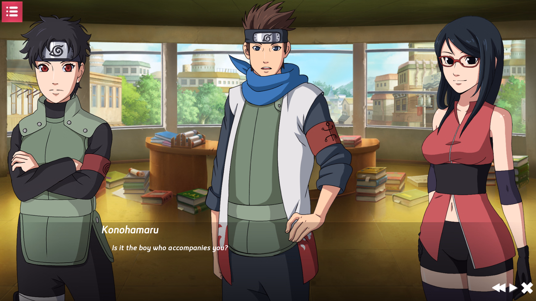 Ren'Py Sarada Rising + Boruto Naruto Next Generation [v1.1] [Arte Eroge]