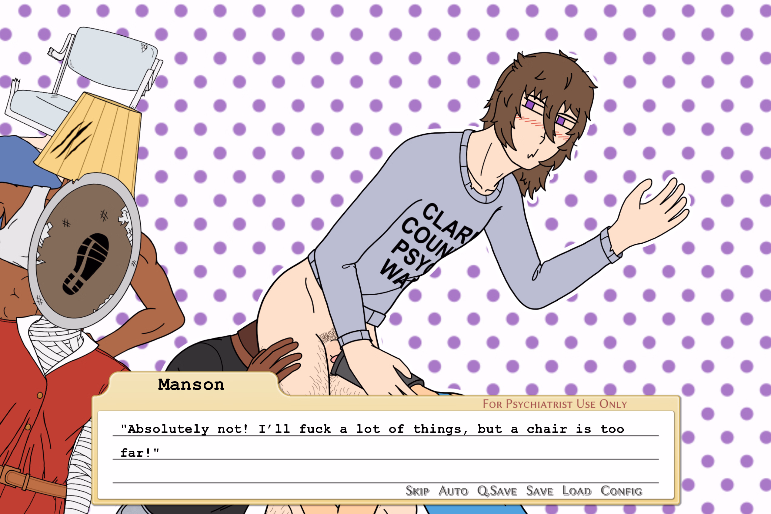VN Ren'Py Completed Object Wank: Please Stop Asking If There's D*ldo Object Heads In The Game [Final] [thugzilladev]