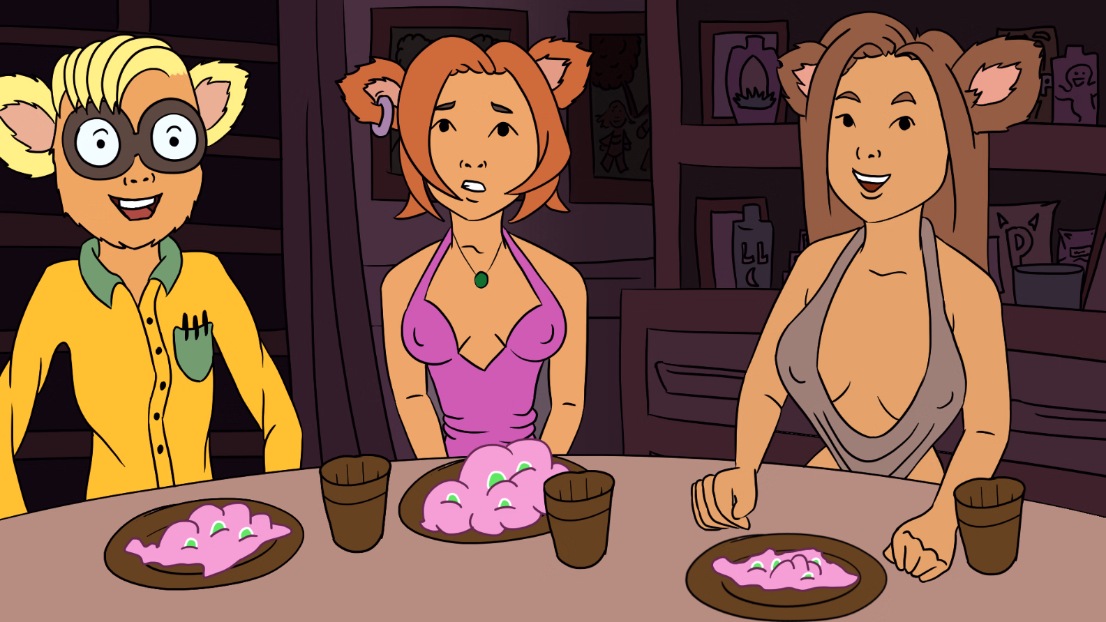VN Ren'Py Completed Night with the Aardvarks [0.1] [Ortus]