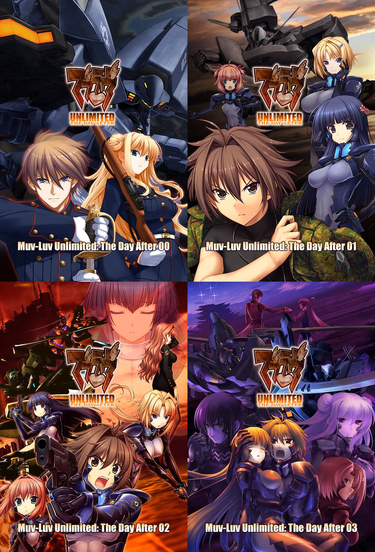 Collection VN Others Completed Muv-Luv Unlimited: The Day After [Ep. 00-03] [Age]