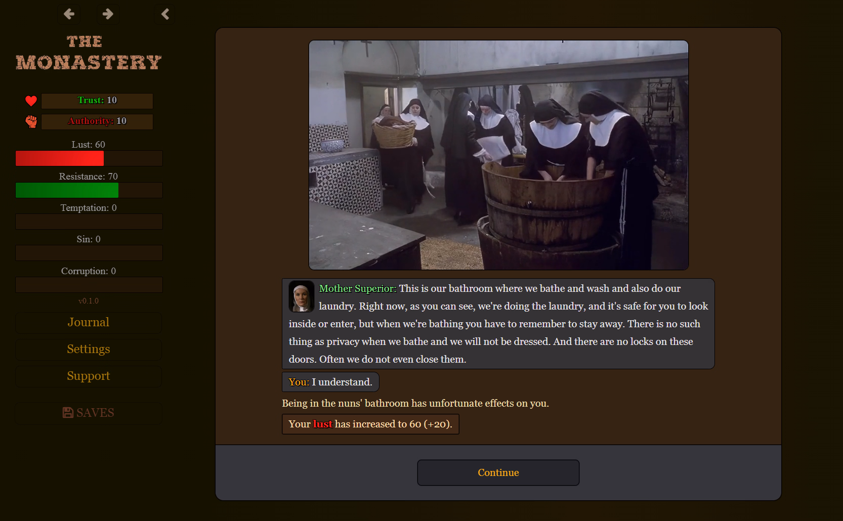 HTML The Monastery [v0.16] [Alcahest]