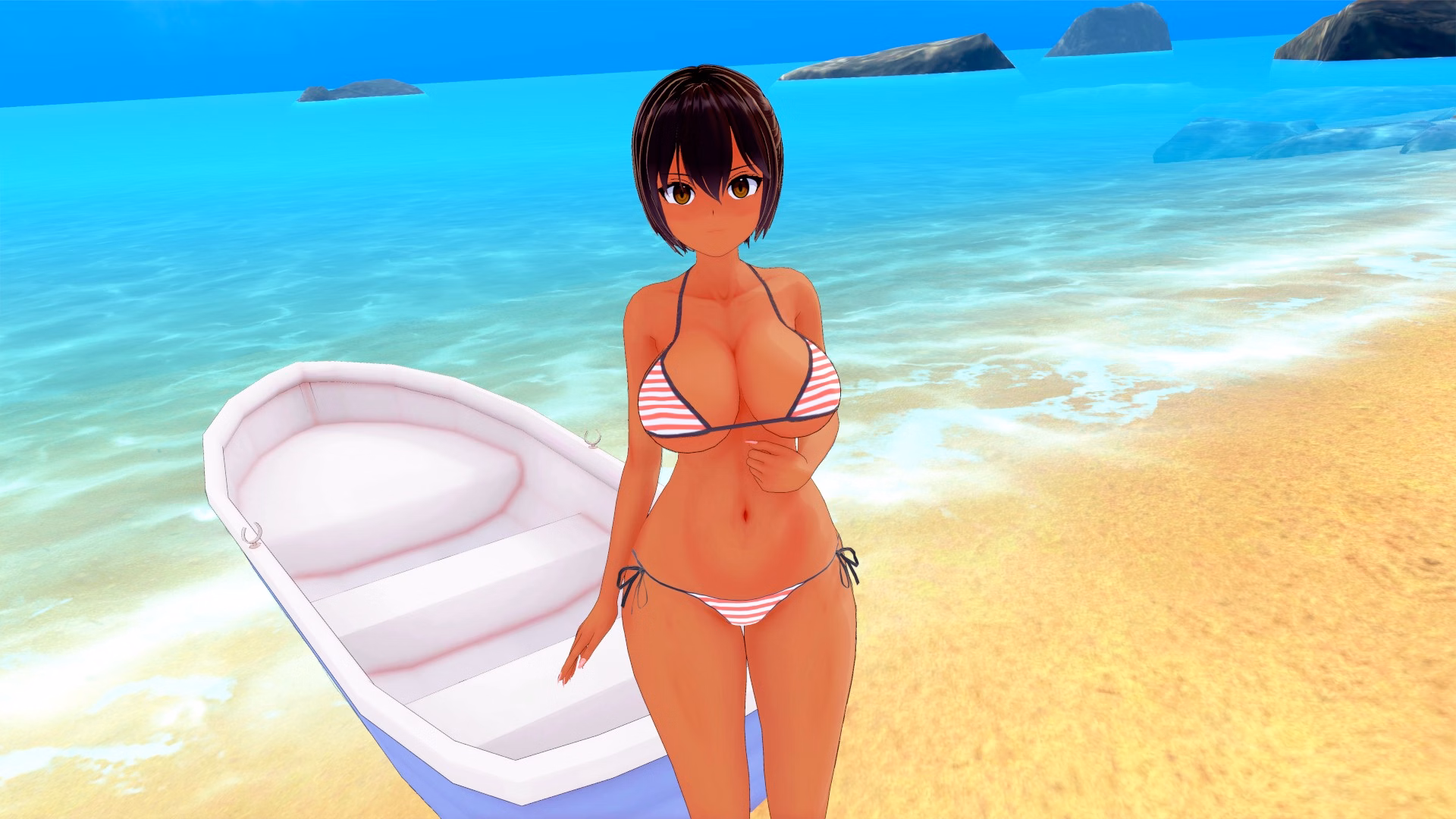 VN Ren'Py Abandoned Summer Hotel Harem [v0.0.3 Ch.3] [Lewd Milk]