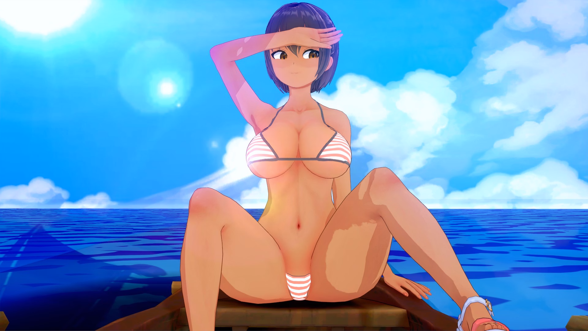 VN Ren'Py Abandoned Summer Hotel Harem [v0.0.3 Ch.3] [Lewd Milk]