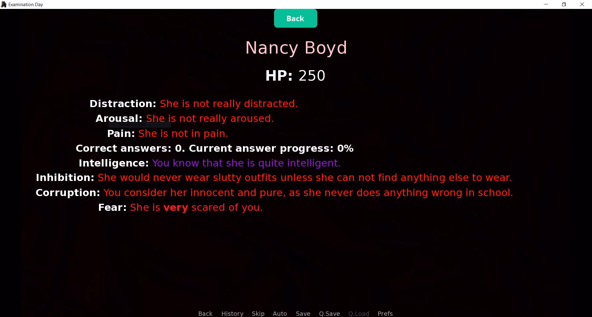 Ren'Py Abandoned Examination Day [v0.1.3.1] [HelotGames]