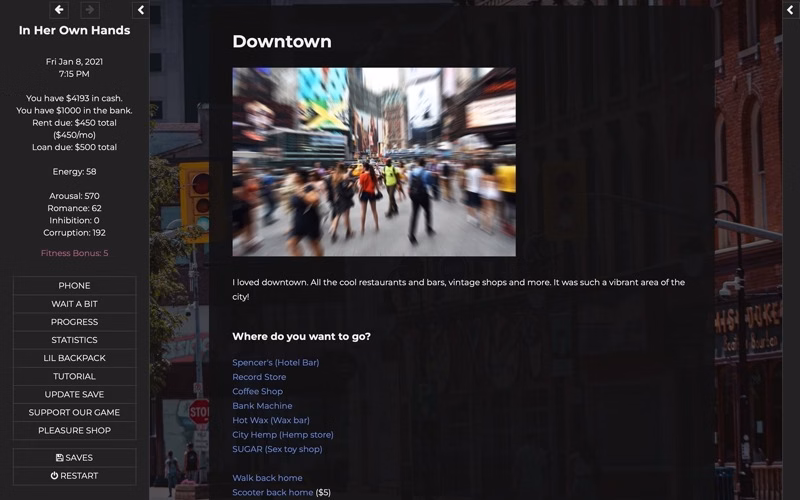 HTML Onhold In Her Own Hands [v0.8.2c] [Surprise & Delight Media]