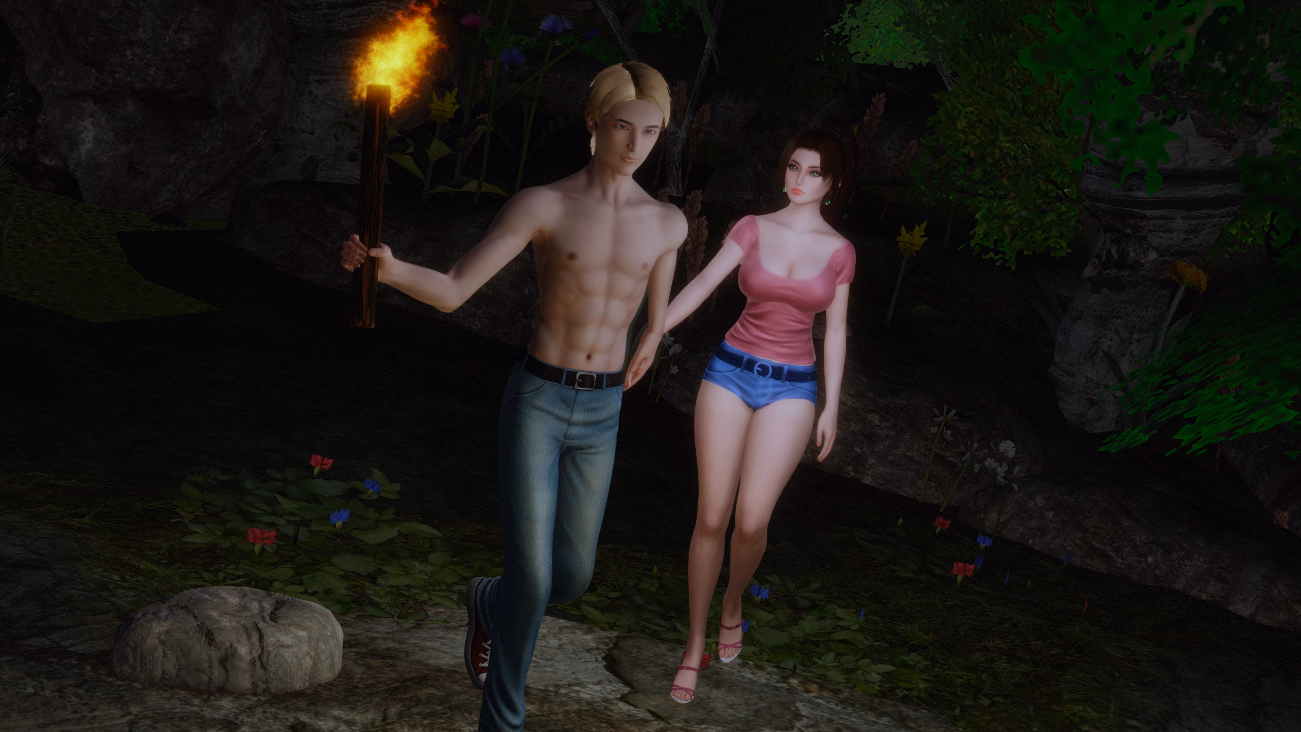 VN Ren'Py Abandoned Sage Dynasty : Pleasure Island [v0.4] [Team-Ninja]