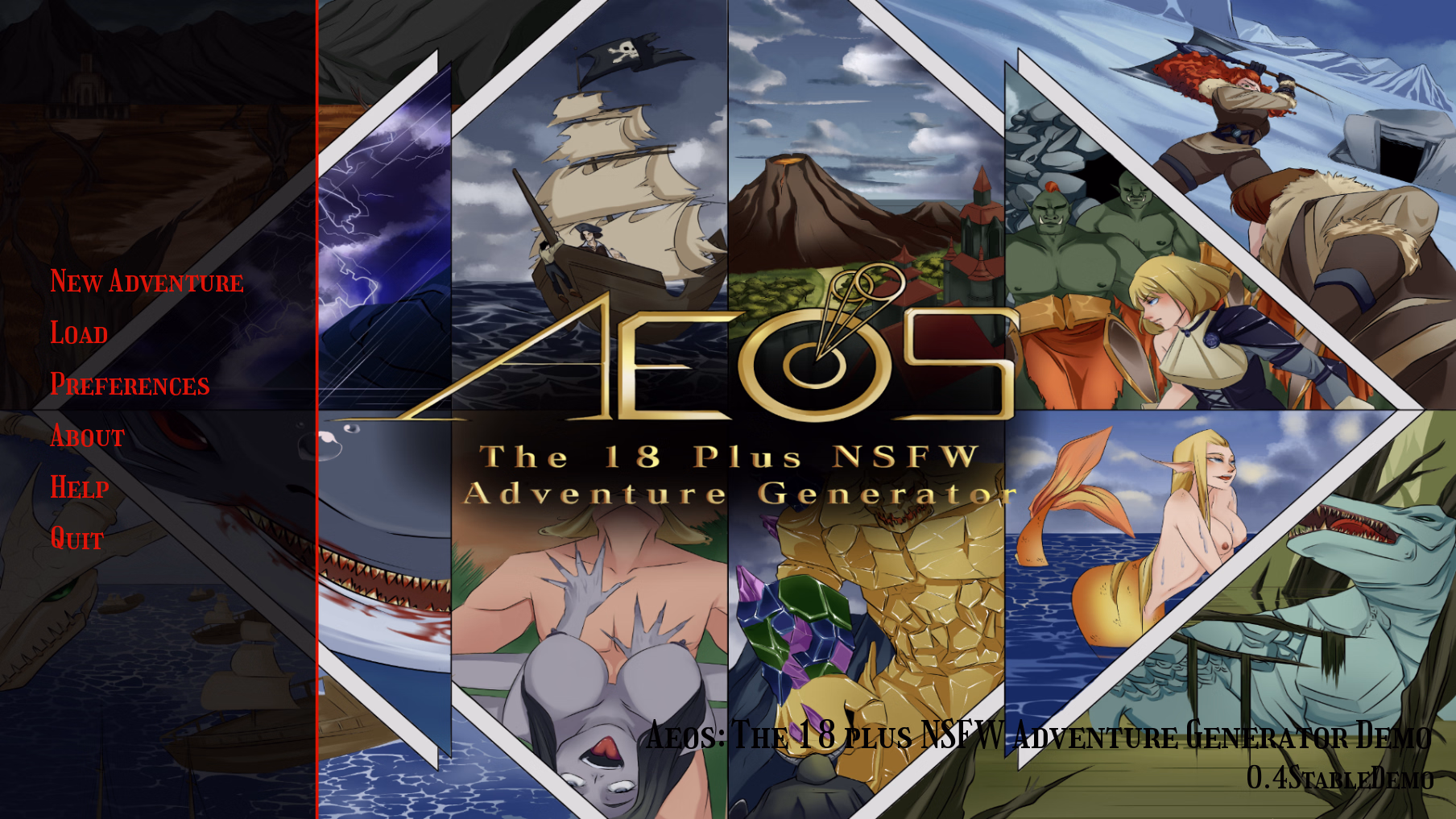 Ren'Py Abandoned Aeos: The NSFW Adventure Generator [v0.4 Demo] [DergeProductions]