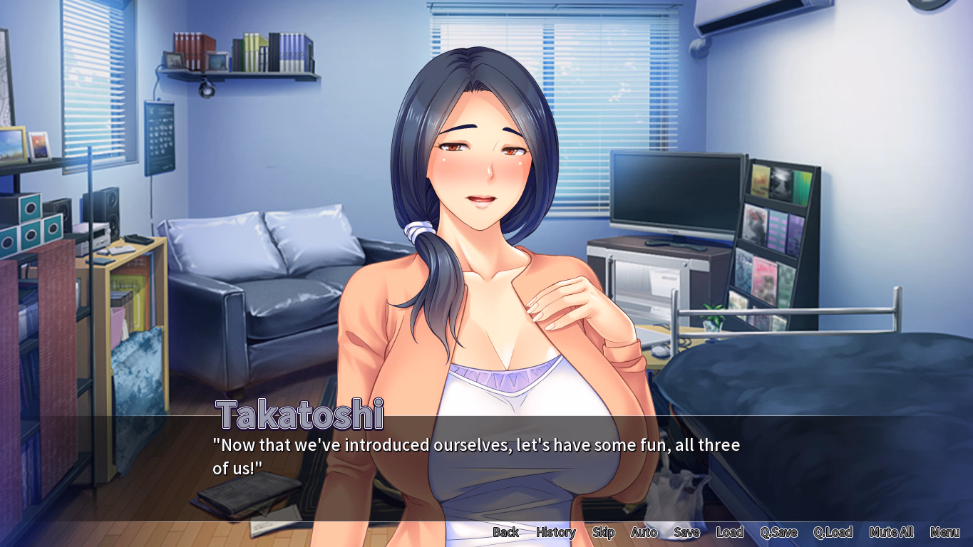 VN Ren'Py Completed Netorious Neighbor Cumming for their Wives! [Final] [Miel]