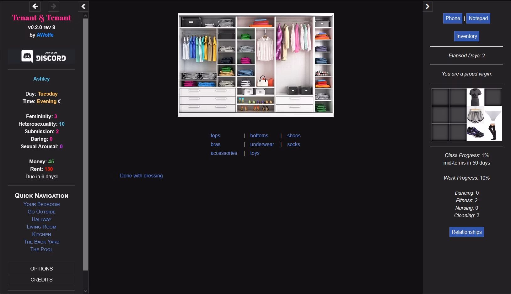 HTML Abandoned Tenant & Tenant [v0.4.2c] [AWolfe]