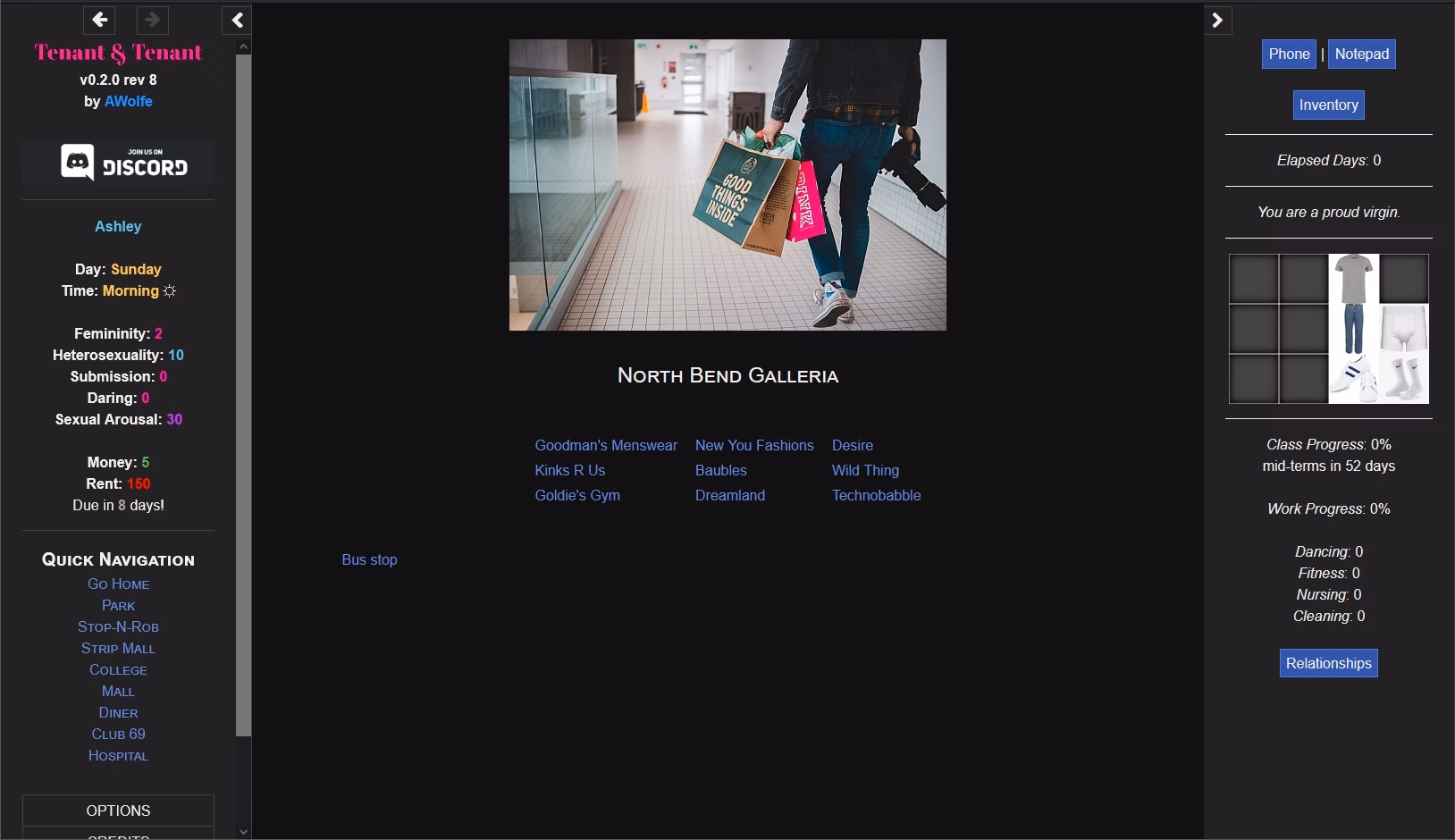 HTML Abandoned Tenant & Tenant [v0.4.2c] [AWolfe]