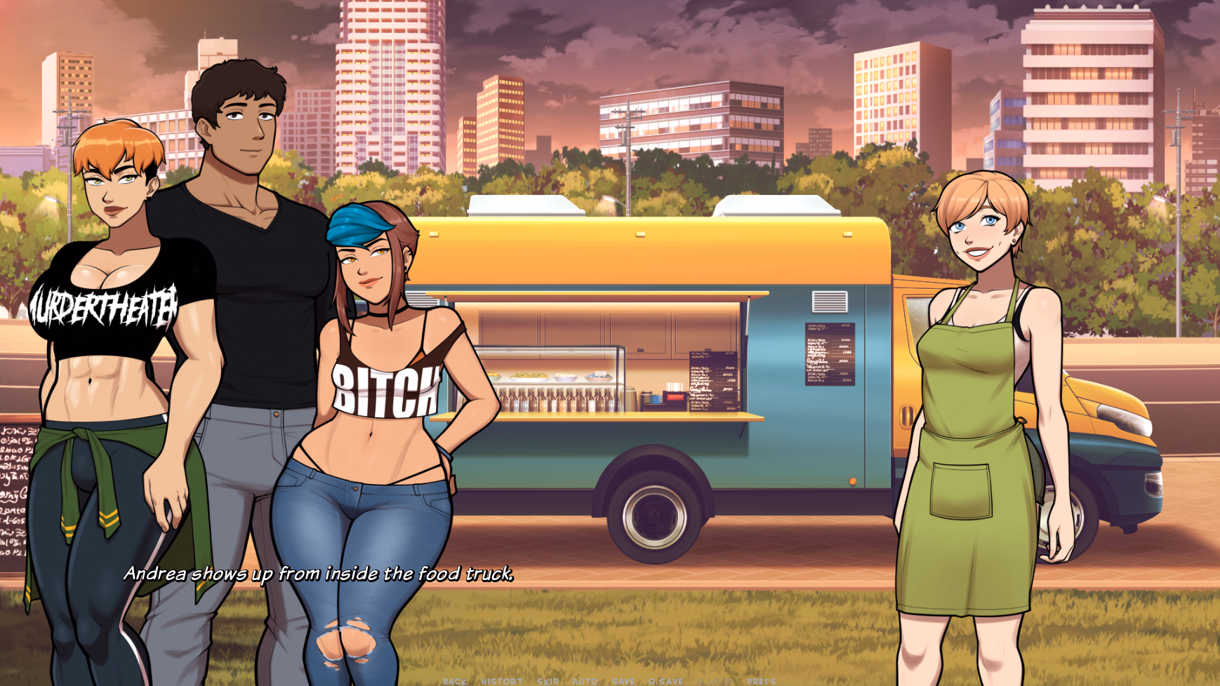 VN Ren'Py Abandoned The Girls of Bluerock Bay [v0.1b] [MrPotatoes]