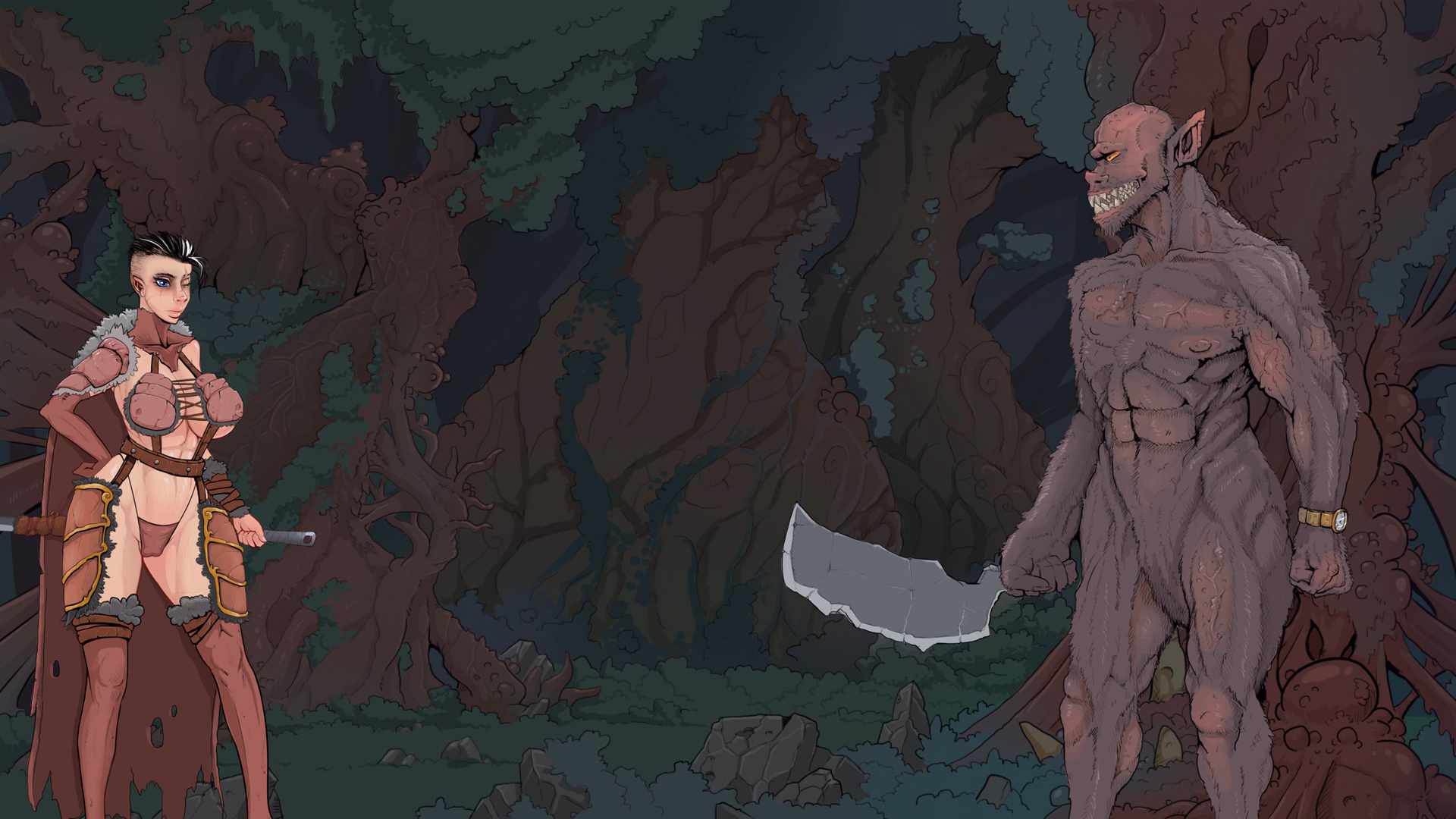 RPGM Onhold Battle Sisters [v0.7] [VVTS, Tentacles san and art]