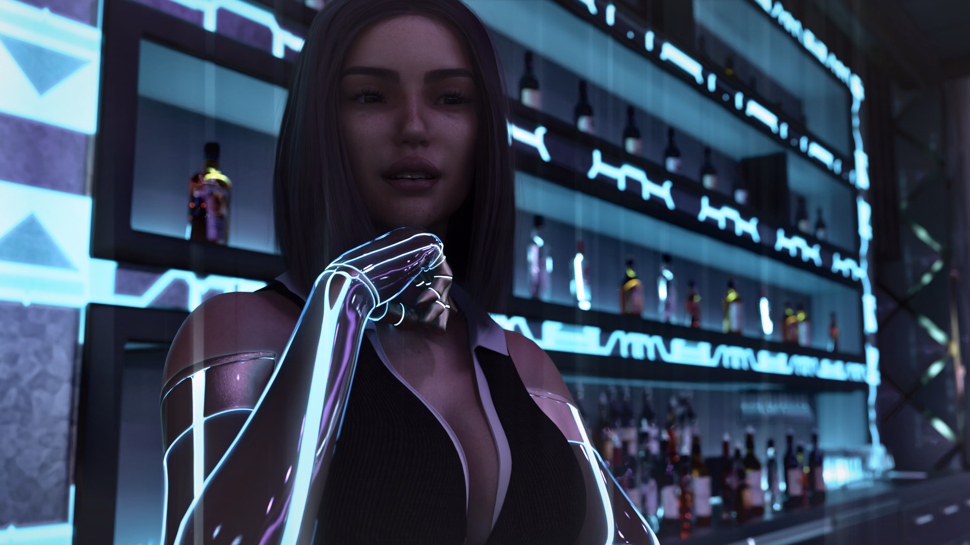 VN Ren'Py Abandoned Chrome Lifelines-Chapter 1 [Ch 1 Part 2] [zTi Creations]