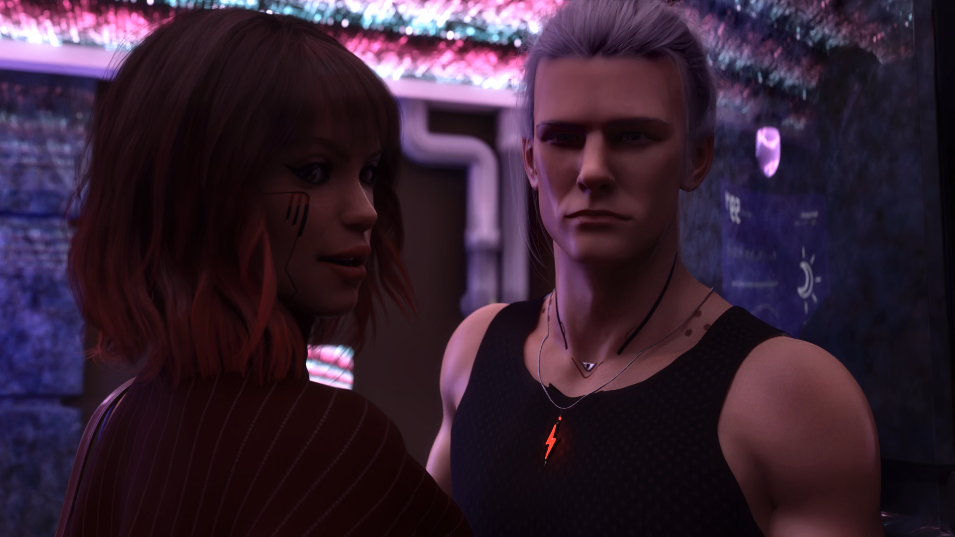 VN Ren'Py Abandoned Chrome Lifelines-Chapter 1 [Ch 1 Part 2] [zTi Creations]