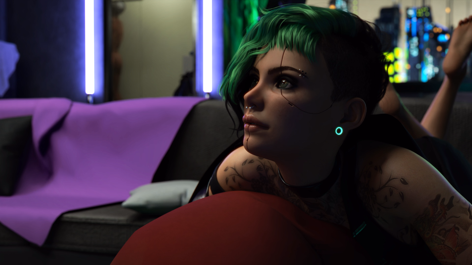 VN Ren'Py Abandoned Chrome Lifelines-Chapter 1 [Ch 1 Part 2] [zTi Creations]