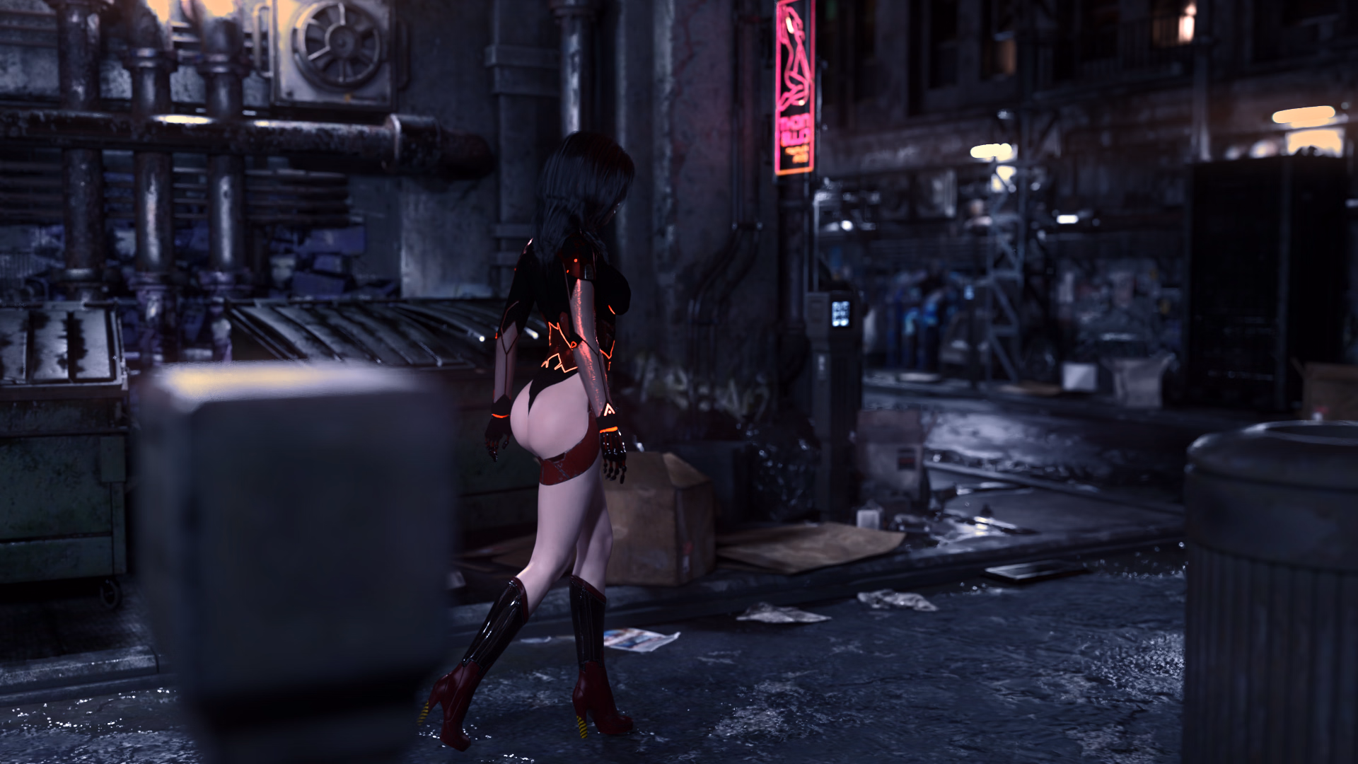 VN Ren'Py Abandoned Chrome Lifelines-Chapter 1 [Ch 1 Part 2] [zTi Creations]