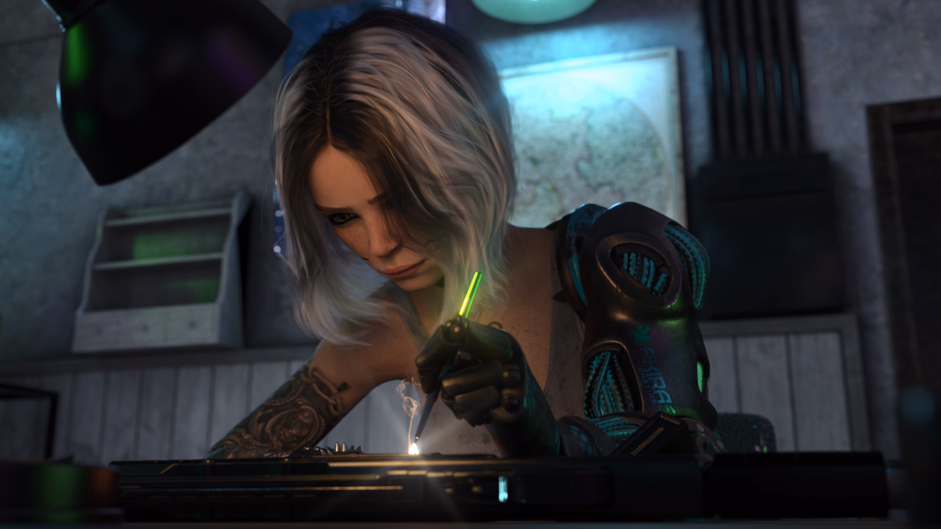 VN Ren'Py Abandoned Chrome Lifelines-Chapter 1 [Ch 1 Part 2] [zTi Creations]