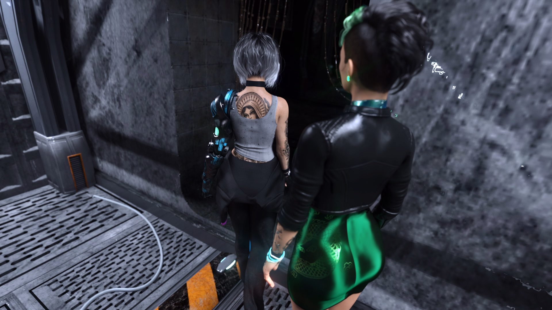 VN Ren'Py Abandoned Chrome Lifelines-Chapter 1 [Ch 1 Part 2] [zTi Creations]
