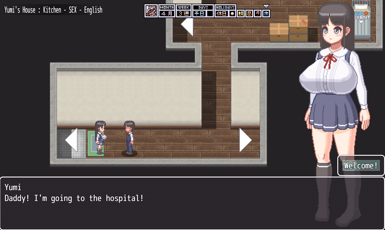 RPGM Completed Touching Yumi: Milking and Impregnation [v2023-07-30] [Fluffy milk]