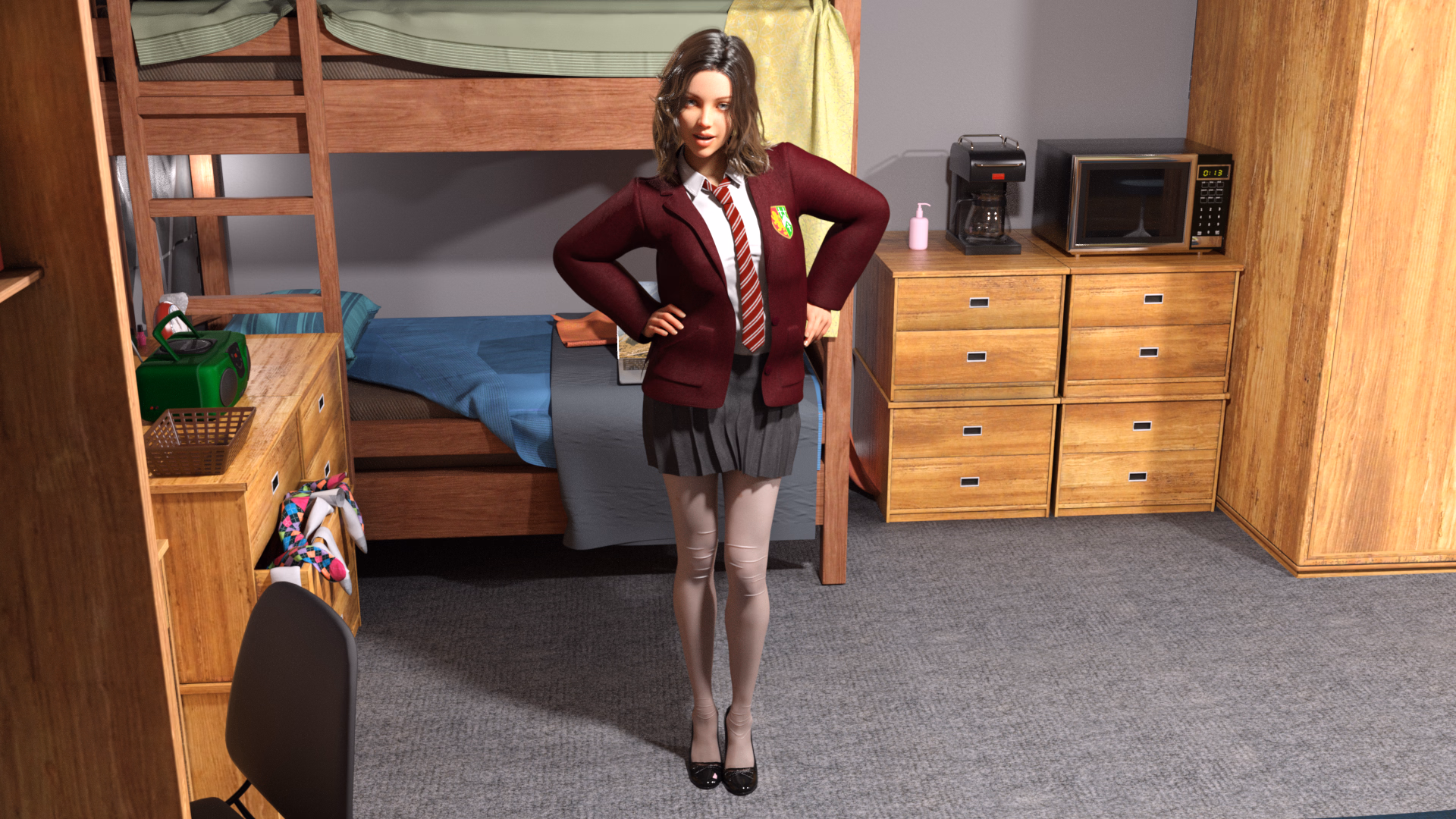 Ren'Py Abandoned Academy Love [v0.4a] [Darqueen]